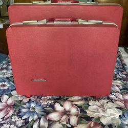 Luggage Set:  Large One 26” L x 18” H, Smaller One 21” L x 15” H