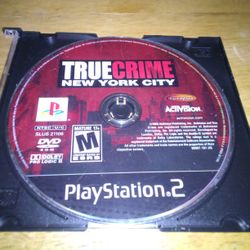 PS2 Game True Crime New York City 