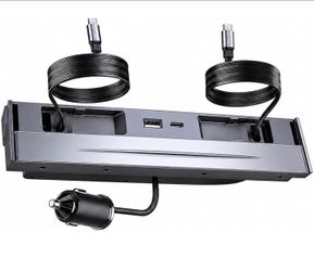 USB Hub for Tesla Model 3 Highland 2024-2026 Model Y Juniper 2025-2026
Built-in retractable Type-C cable