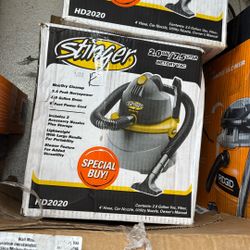 Stinger Wet And Dry Vacuum $10 Working Full Set 