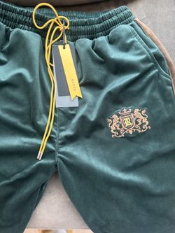 RHUDE Embroidered Forest/Brown Pj Pant(XL)
