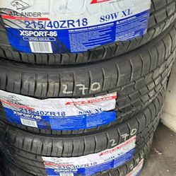 215/40/18 Llantas Nuevas 