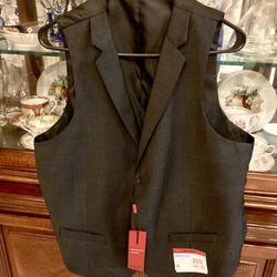 NWT Alfani Men's Charcoal Gray Vest - 40R