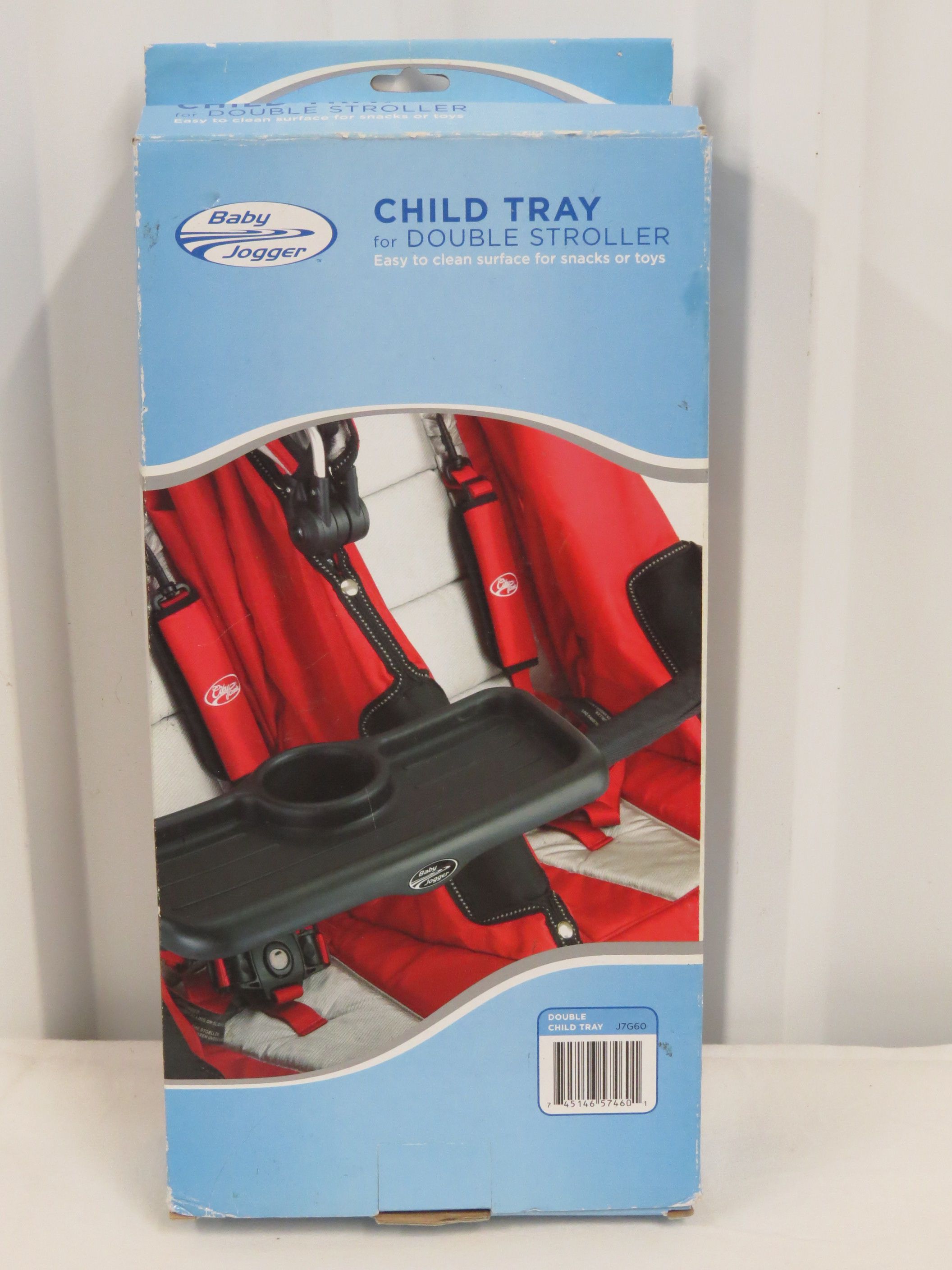 NIB Baby Jogger Double Stroller Child Tray Cup Holder Snack Tray