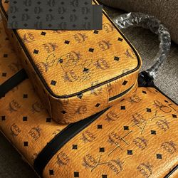 Custom Painted MCM Duffle Combo