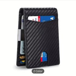 Carbon Black Brand New Wallet For Mens