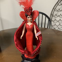 Vintage Bob Mackie - Queen of Hearts Barbie Playing Tune  “Love Is A Many Splendored Thing “