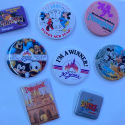 Vintage Disneyland Buttons