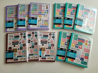 Notebooks for Journaling with Stickers - New!