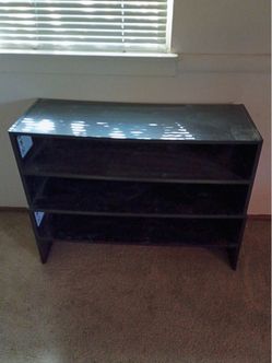 Dark Brown 3-Shelf Bookcase