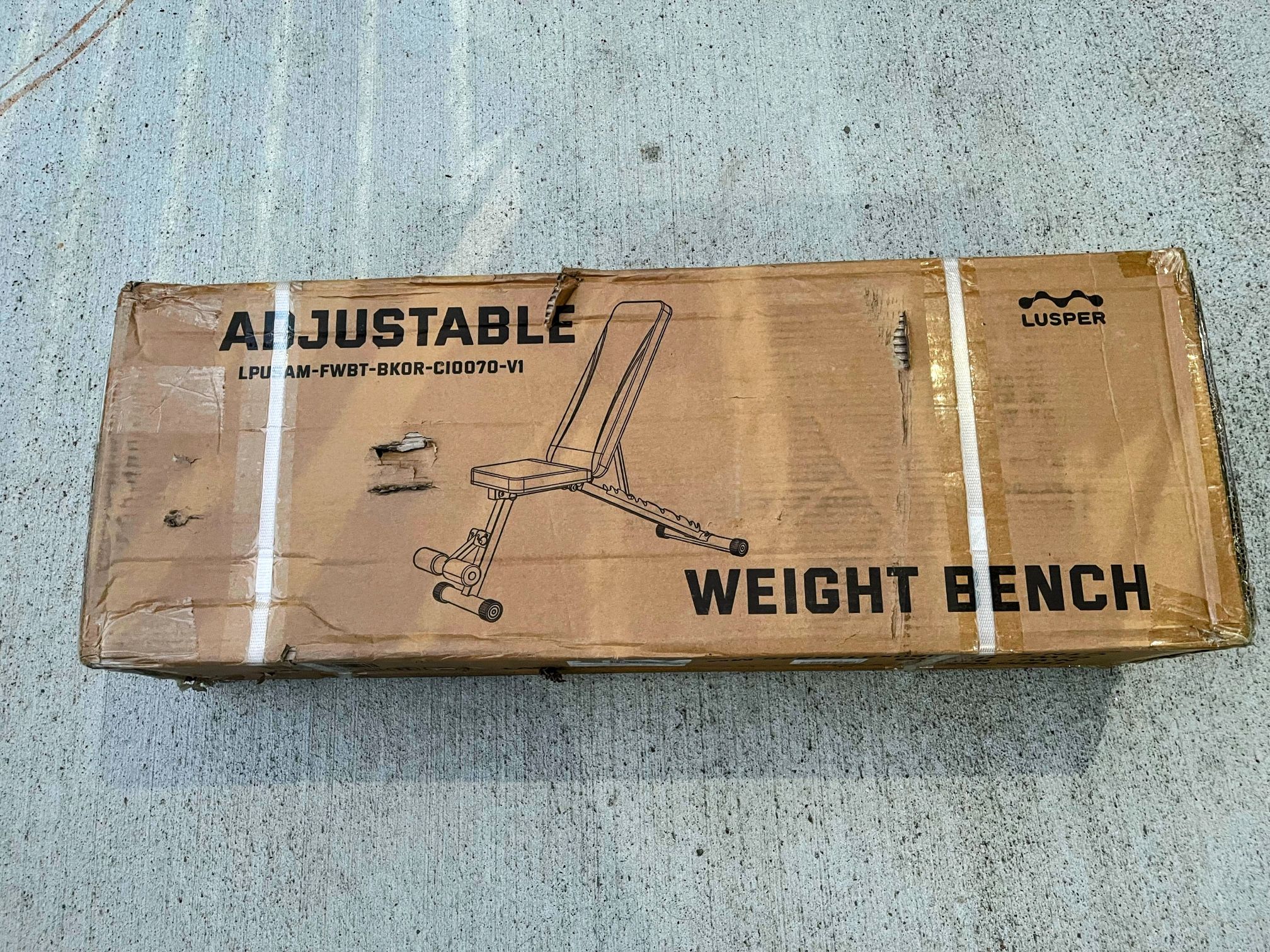 Adjustable weight Bench