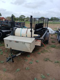 Utility Trailer with tool box