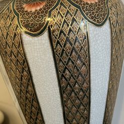 Rare Table Lamp Gold Brass 