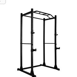 Power Rack Power Cage Workout Station Home Gym for Weightlifting Bodybuilding and Strength Training (1200lb Capacity with 2 Extra J-Hooks) $ 120