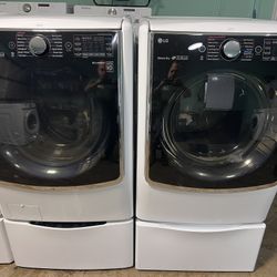 washer and gas dryer  lavadora y secadora de gas 