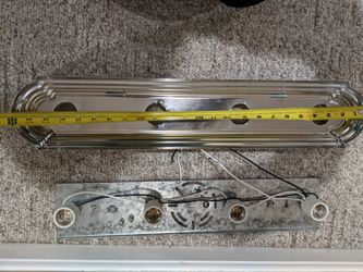 24" Chrome Light Fixture, for Vanity Etc