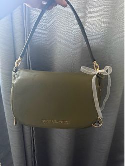 Micheal Kors Sage Green Shoulder Bag