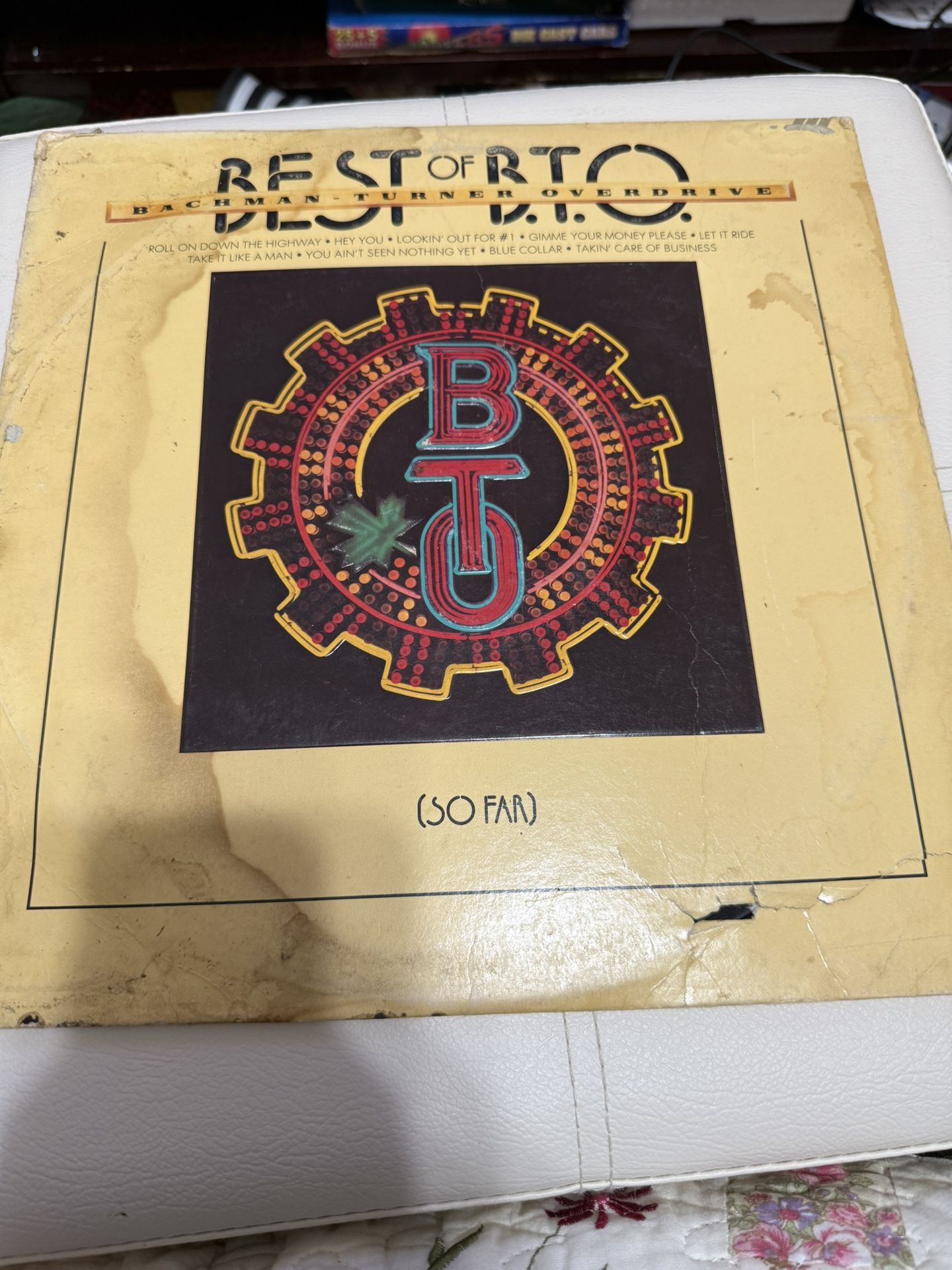 Bachman-Turner Overdrive – "Best Of BTO" Vinyl LP Album Rock, Classic Rock 1975