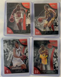 2007–08 Topps Finest Basketball Lot – Rodman, Magic, Jerry West & Yi Rookie
