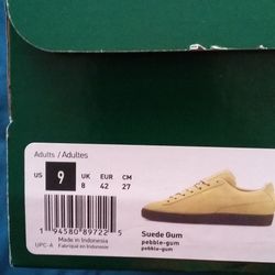 Puma Suede Gum Casual Shoes. Size 9