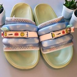 J Balvin X Jordan Size 8 Men's Slides 