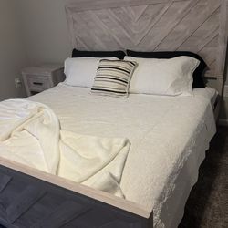 King Bed Set With Dresser And Nightstand 