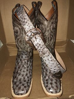 Botas de avestruz