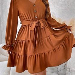 New Never Worn High-quality Brand Bohemian Style Dress Size 3XL Very Elegant And Stylish Great With Ankle Boots $20 Check Out All Pictures 