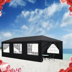 10ft X 20ft Pop Up Canopy Tent with Sidewalls 