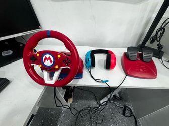 Nintendo switch/PS5 Car steering wheel/Bluetooth microphone