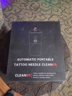 Automatic Portable Tattoo Needle Cleaner