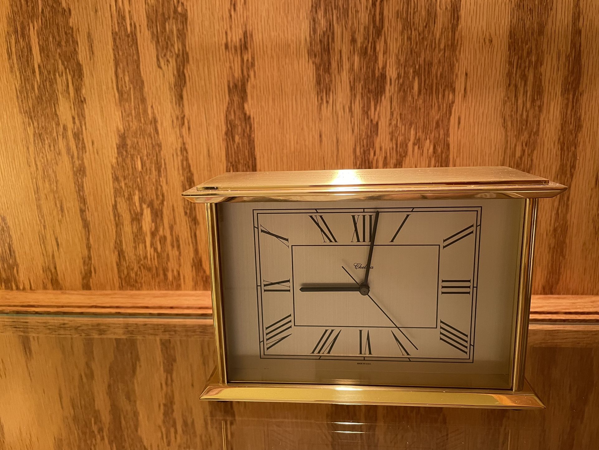 Chelsea Vintage Brass Clock 