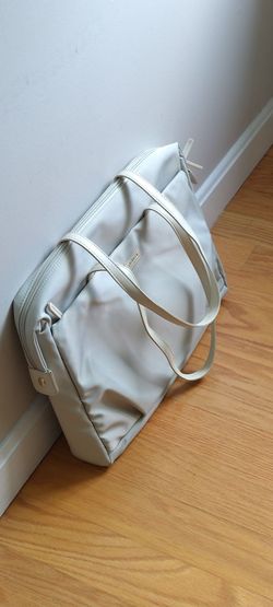 Polo Nylon Women's Carry-on Laptop Compartment Shoulder Bag leather straps