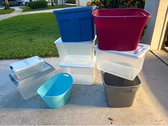 Assorted Storage Containers