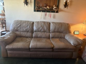 Leather couch
