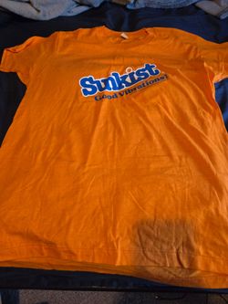 Sunkist Good Vibrations Orange Graphic T-Shirt
