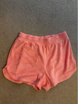 Beyond Yoga Terry Cloth Coral Shorts