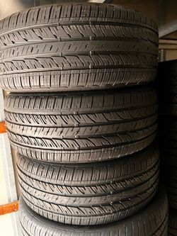 4 USED 22540R19  BRIDGESTONE ALL SEASON tires for $250 installed and balanced. RUNFLAT TIRES. 70% tread . 22540R19 225 40 19 225 40 R 19 225/40/19 225