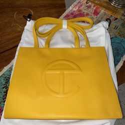 Telfar medium Yellow Bag