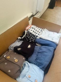 50+ Filled box of 6-9 months baby boy clothes!