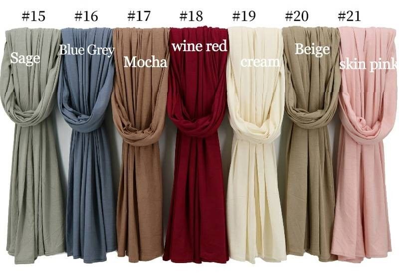 Premium Jersey Hijabs / Shawls