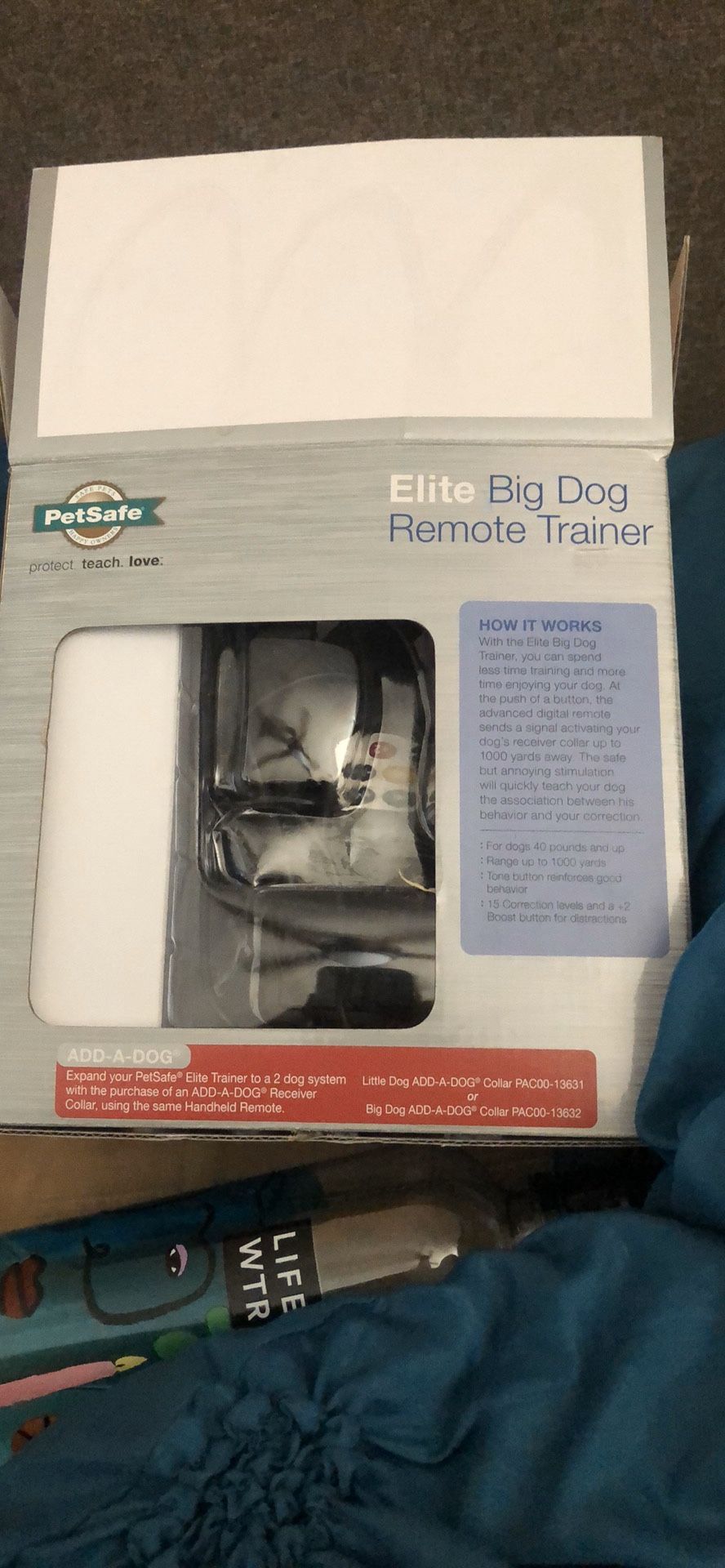 Pet safe elite big dog remote trainer