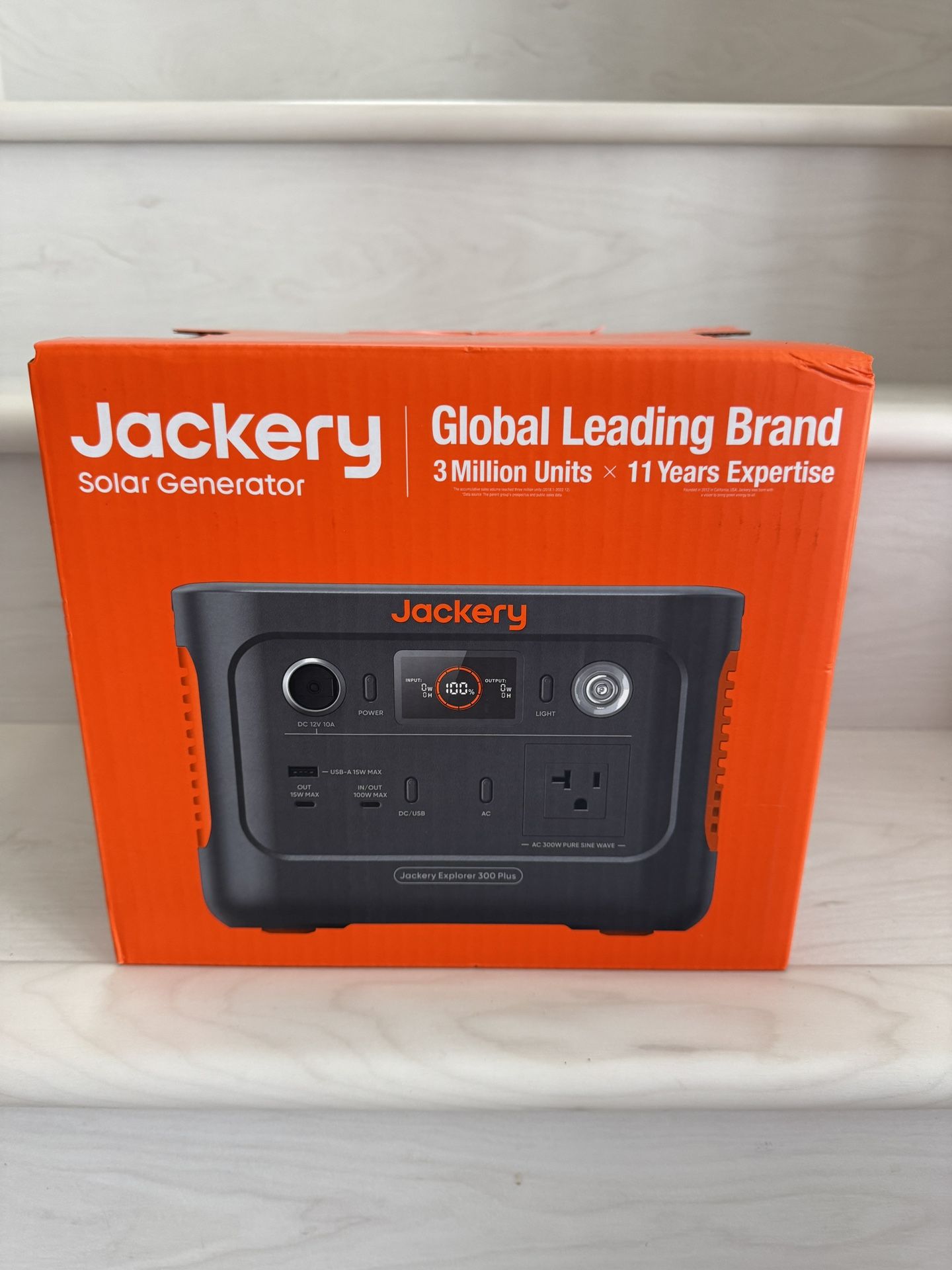 Jackery Explorer 300 Plus Portable Power Station: Rechargeable 78000mAh, 120V Output