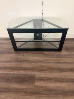 Glass tv stand!