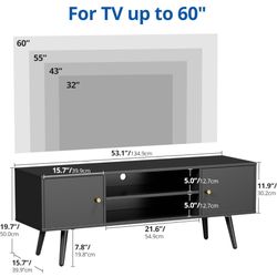 Black Modern Tv Table
