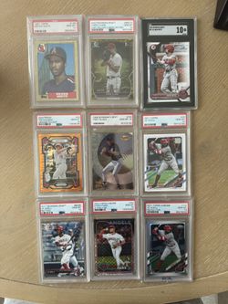 PSA 10 Angels Rookie And Stars Neto Salmon Adell Glaus