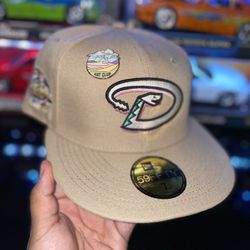 Hat Club Exclusive Sandstorm AZ Diamondbacks Pink UV 01 WS Patch With Pin 