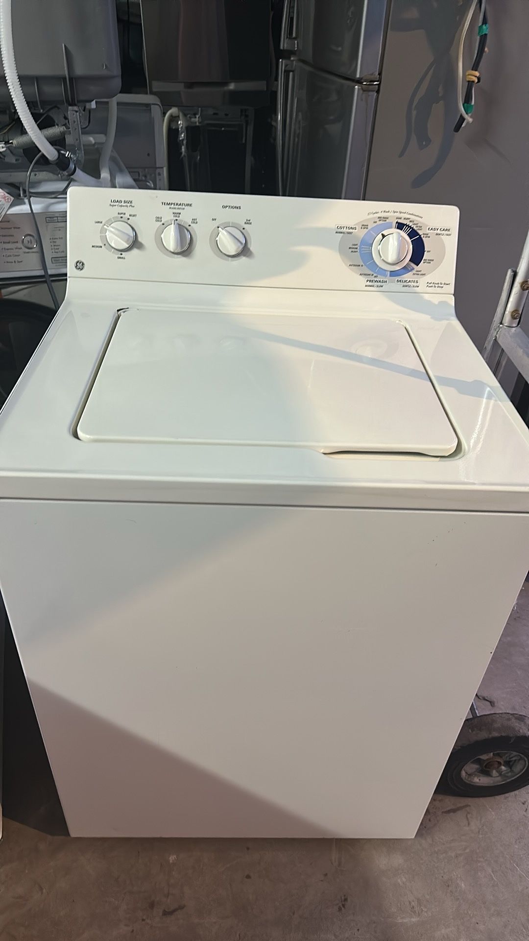 Super Capacity Bisque Ge Washer