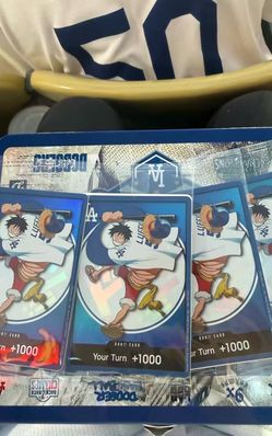 Dodgers X One Piece promo card