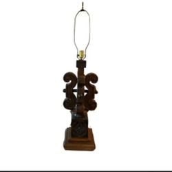 Southwestern Style Wood Lamp
